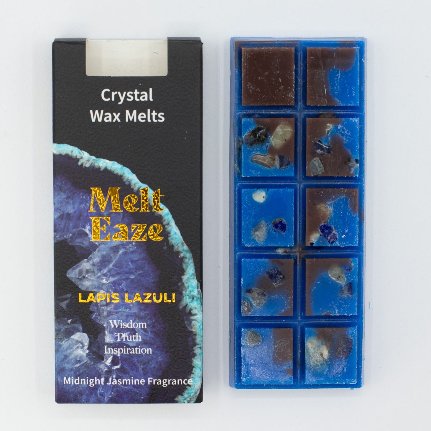 MeltEaze Lapis Night Wax Melts – Diepe Huisgeur met Lapis Lazuli | Soul Studio M
