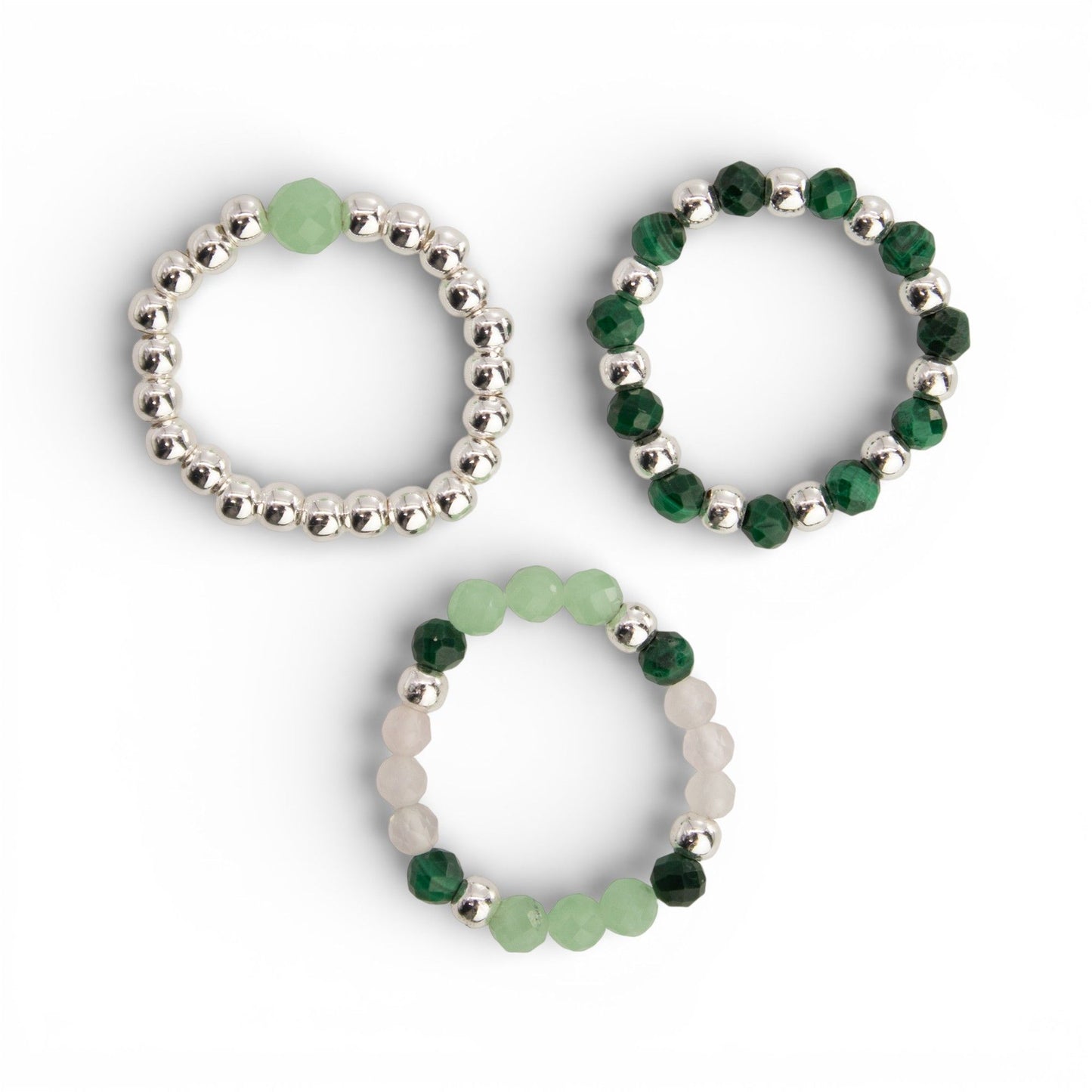 Nymph Spirit Edelstenen Ringset - Bosgeest