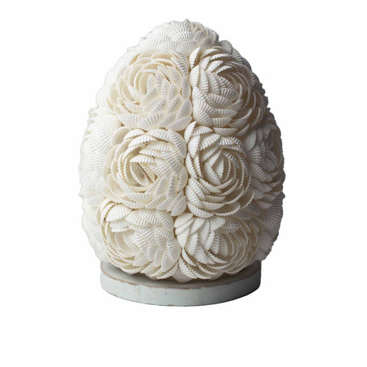 Boho Schelpen Lamp – Roze Ovaal | 15cm
