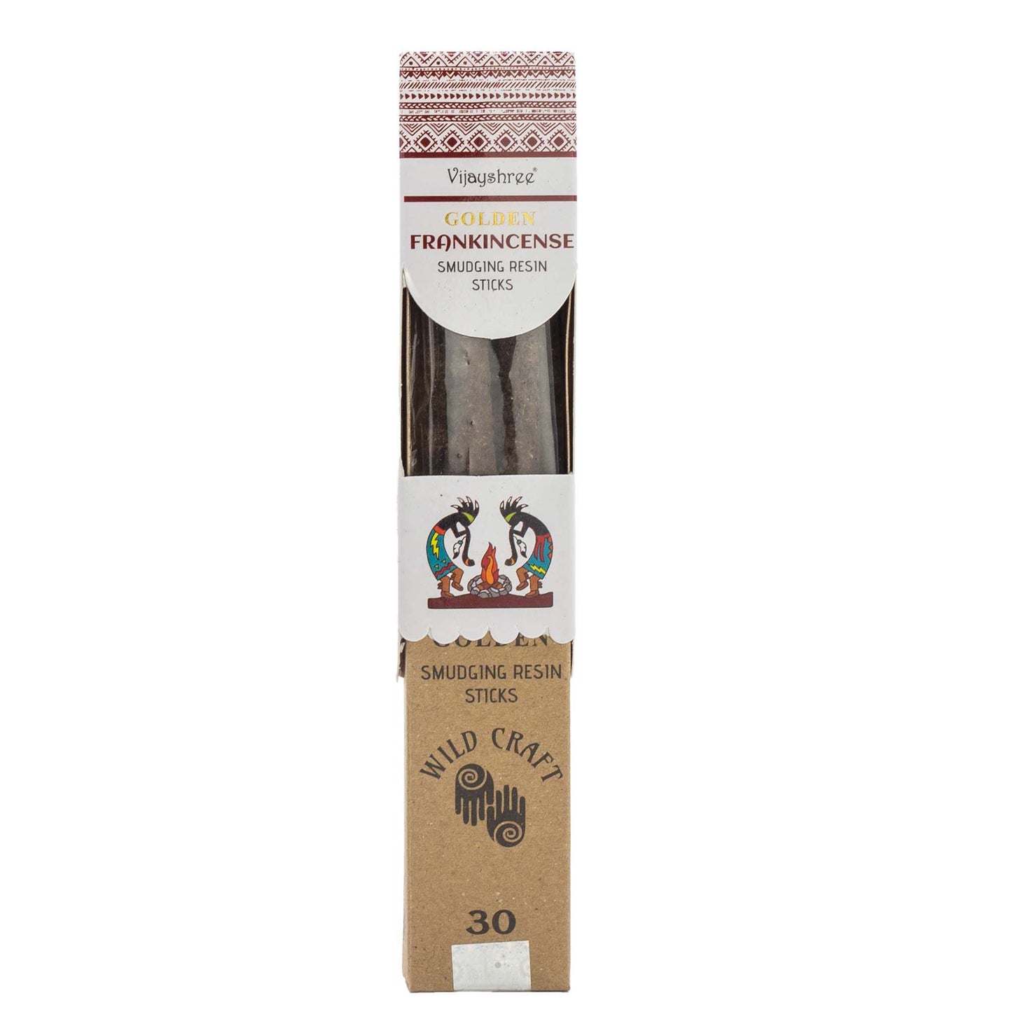 30g Golden Wierook (Frankincense) Smudging Harsstaafjes (6 stuks)