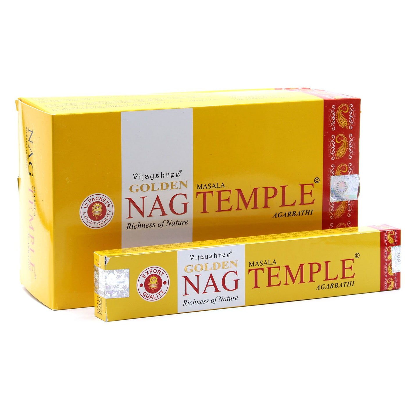 Golden Nag Wierookstokjes – Temple (15g)
