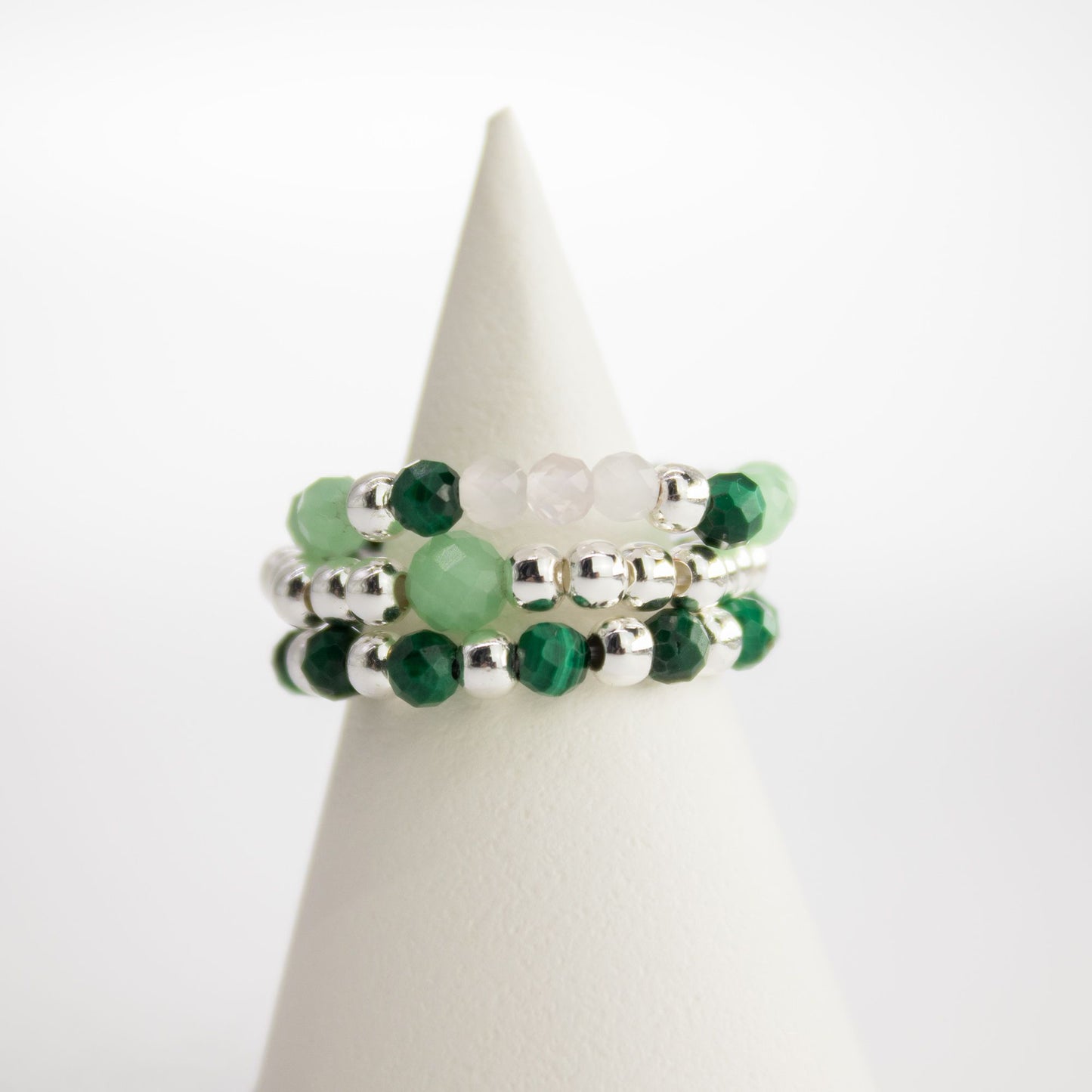 Nymph Spirit Edelstenen Ringset - Bosgeest