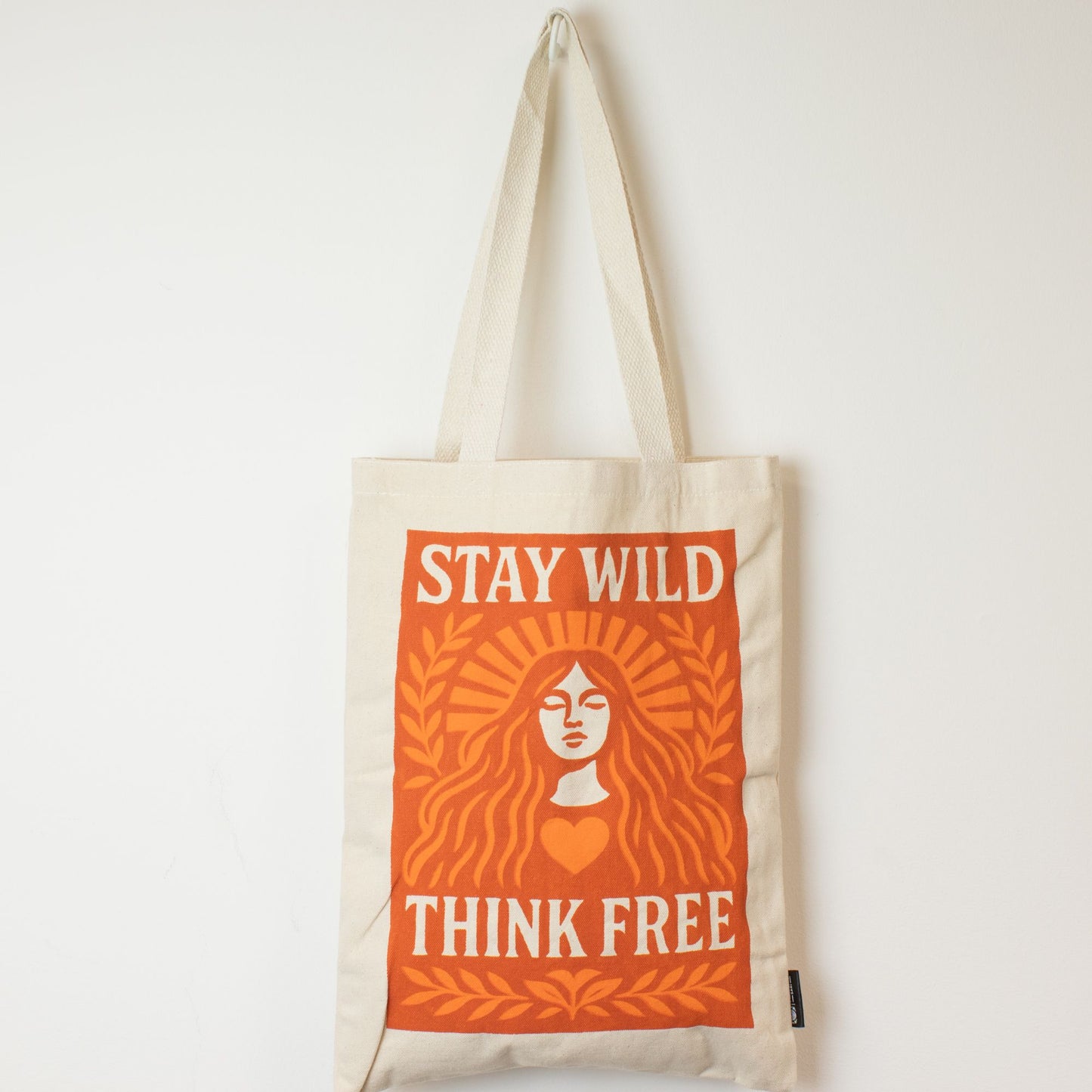Nomad Sari Iconic Toni Tote Bag – Stay Wild – Naturel 10oz