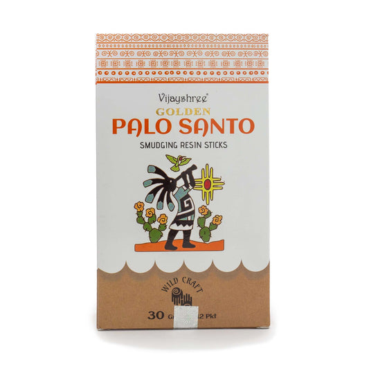 30g Golden Palo Santo Smudging Harsstaafjes (6 stuks)