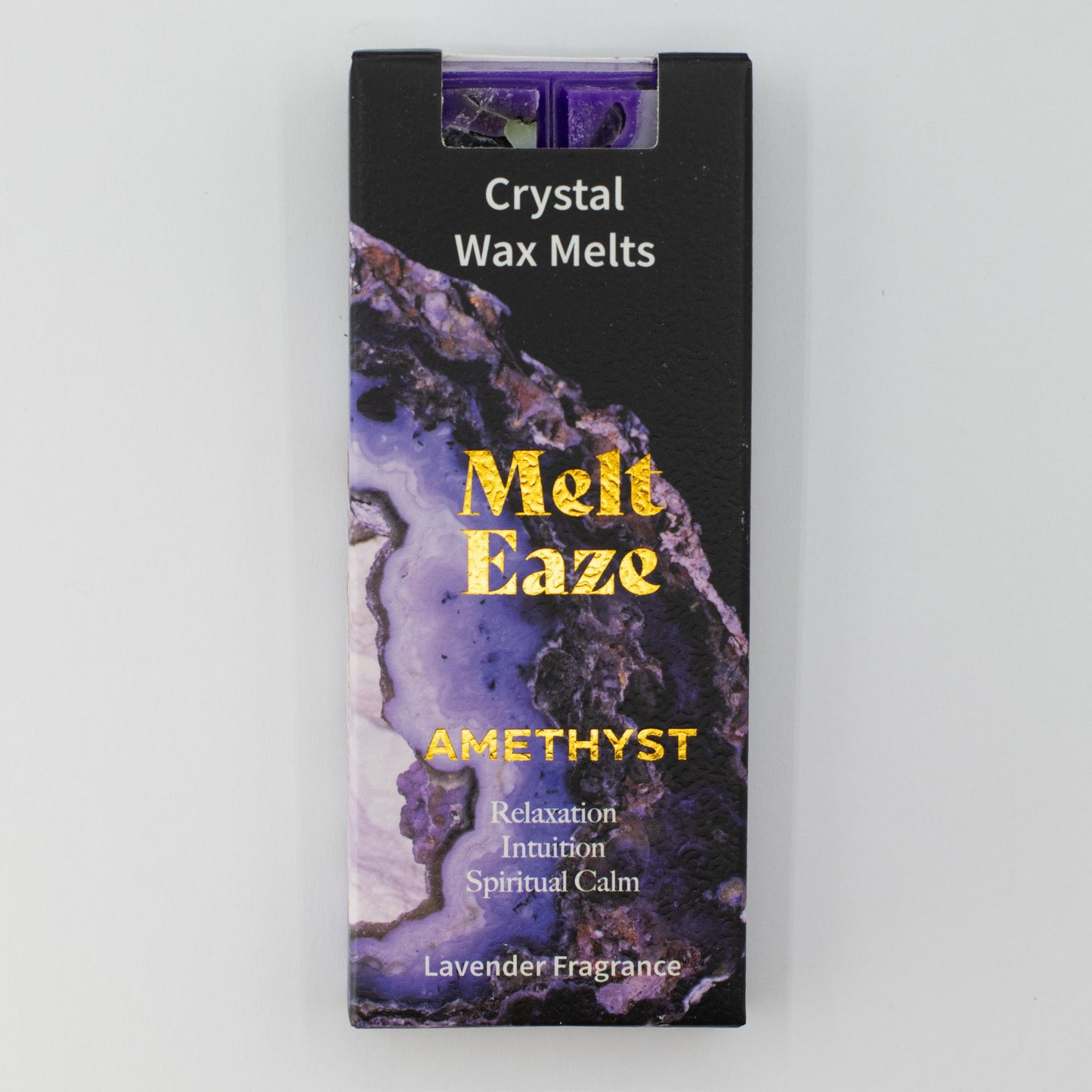 MeltEaze Amethyst Dream Wax Melts – Lavendelgeur met Amethist | Soul Studio M